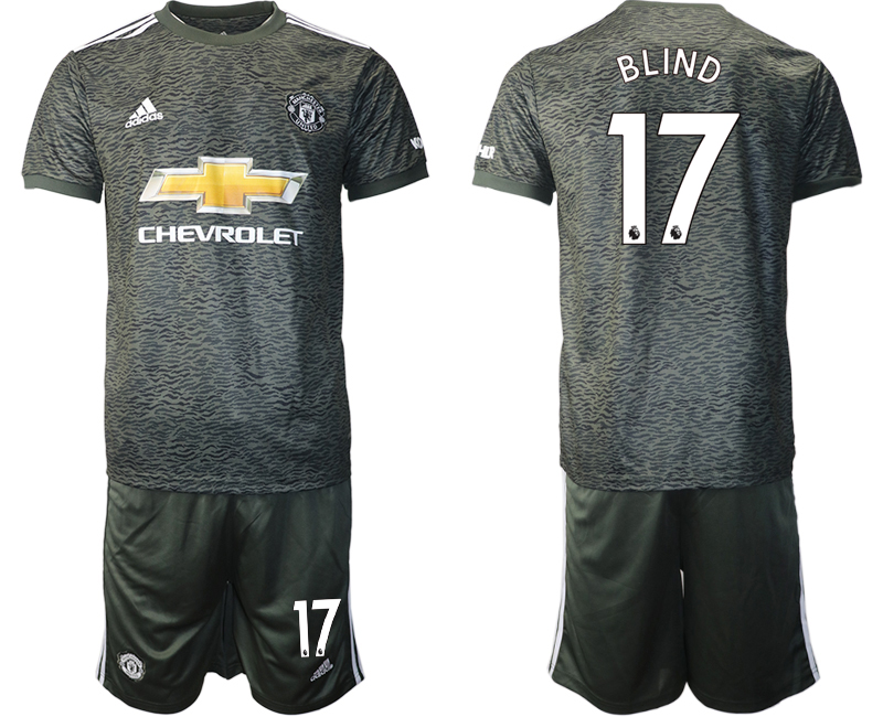 Men 2020-2021 club Manchester United away #17 black Soccer Jerseys